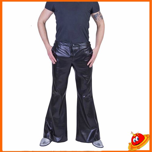 Pantalone nero zampa - nero,