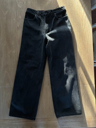 Jeans largo eckhaus latta nero - jeans,