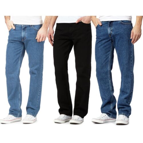 Jeans uomo denim - gamba, dritta