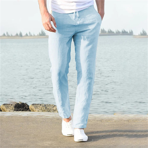 Pantalone uomo cotone - , lino