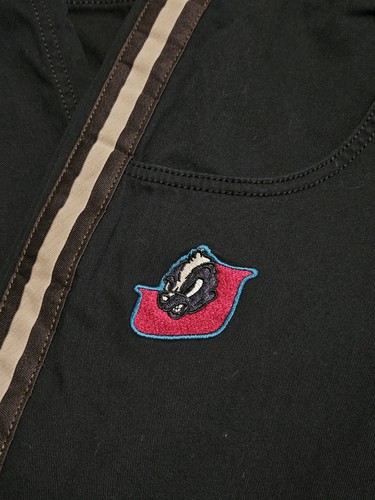 Pantalone jnco skunk nero tela - pantalone,