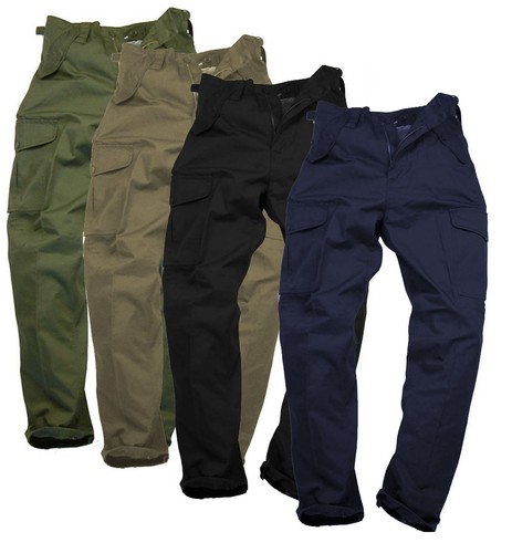 Pantalone cargo uomo tinta - pantalone,